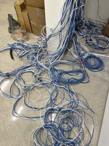 Cat5e or Cat6 Ethernet cables