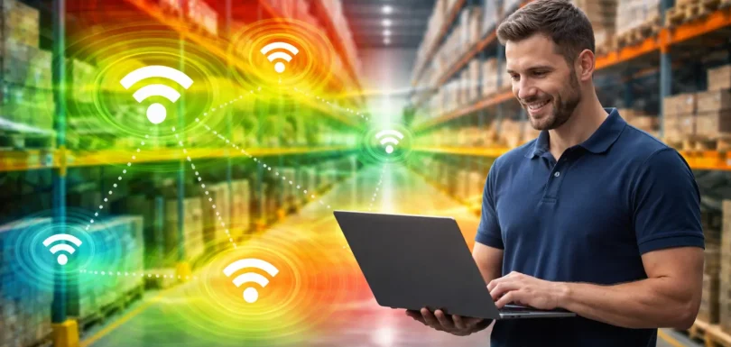 wifi heatmap warehouse