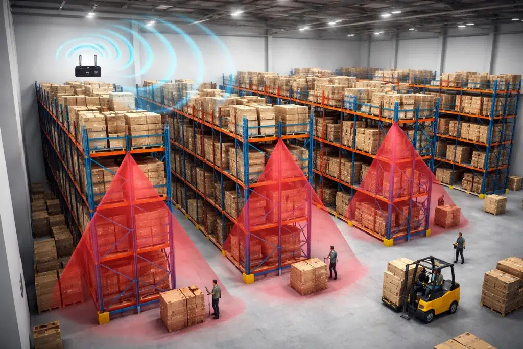 warehouse racking wifi