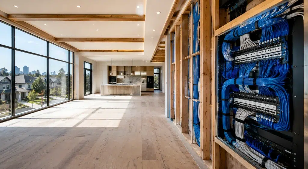 New Construction Wired Home New York
