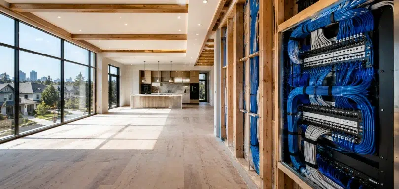 New Construction Wired Home New York