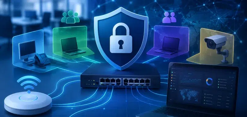 Small Business Network Security Basics: VLANs, WPA3-Enterprise & Monitoring Guide