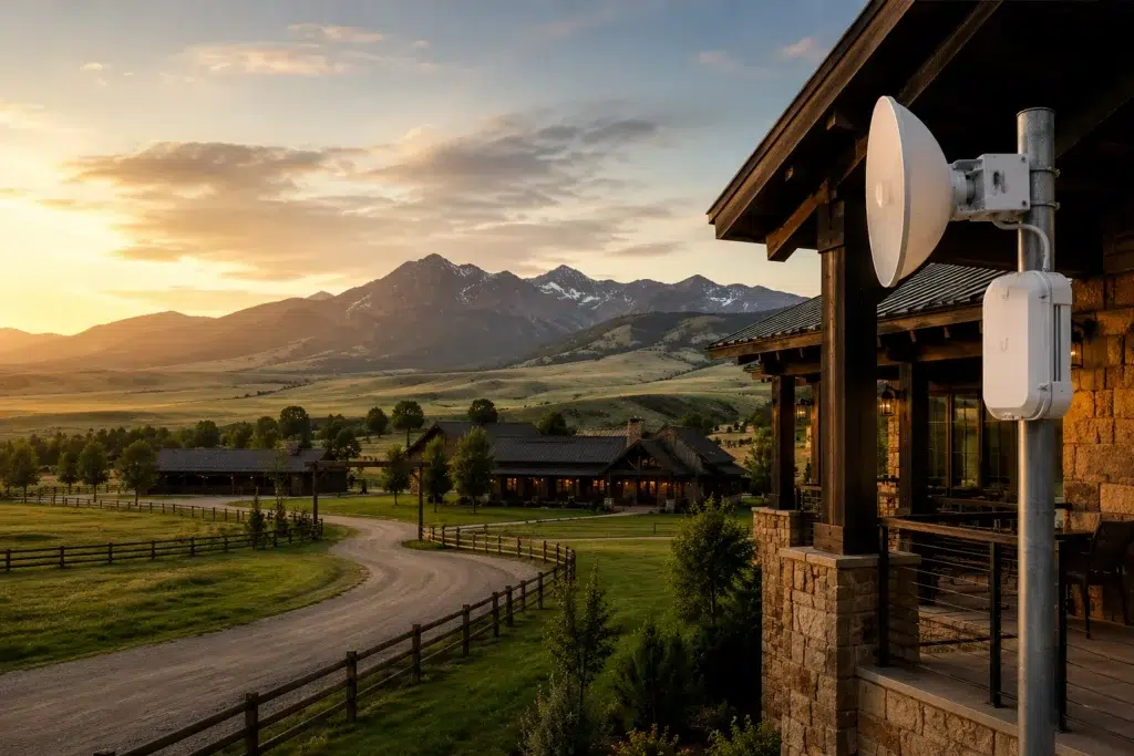Ranch, Resort & Large-Property Networking Point-to-Point UniFi in Denver, Salt Lake City & Bozeman