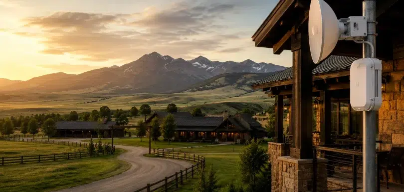 Ranch, Resort & Large-Property Networking Point-to-Point UniFi in Denver, Salt Lake City & Bozeman